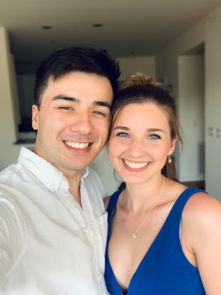 Date night just before moving Tristan back to Maine!