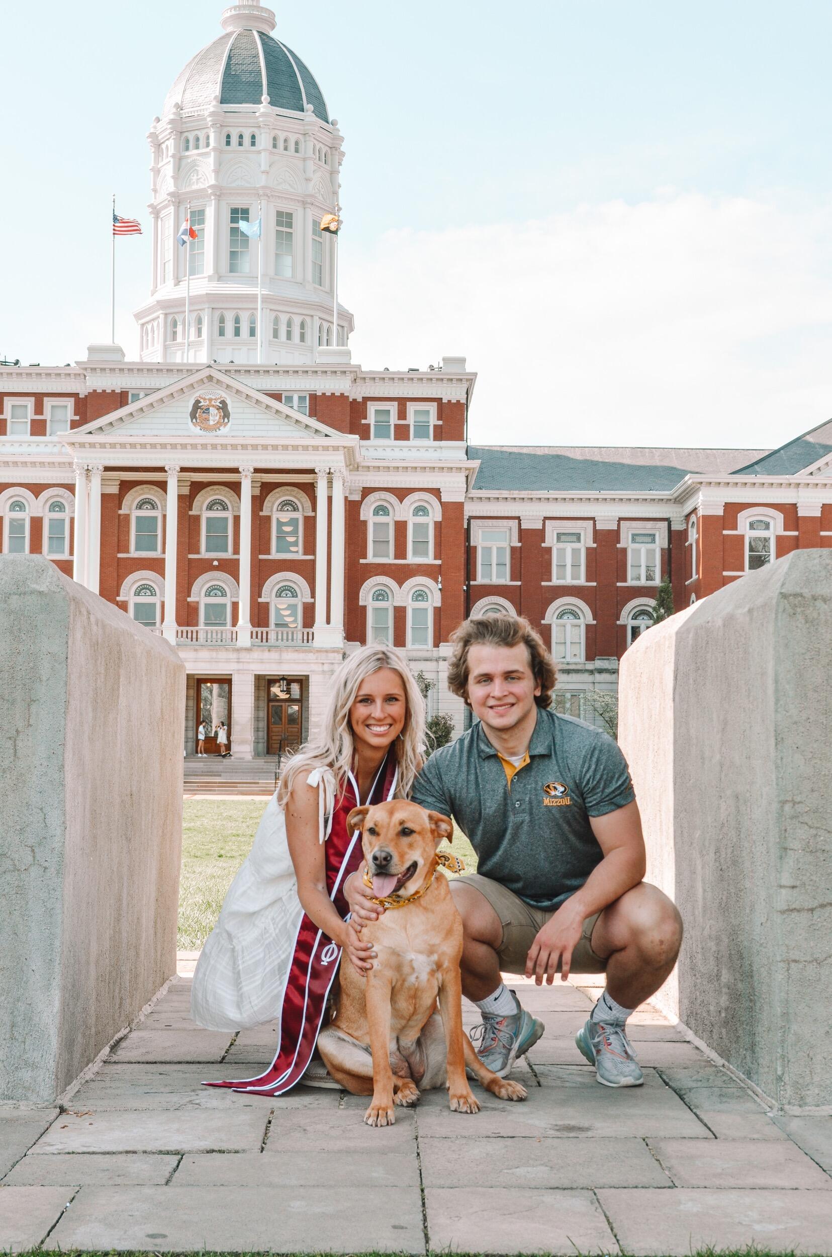 Caitlin graduated from the University of Missouri-Columbia!