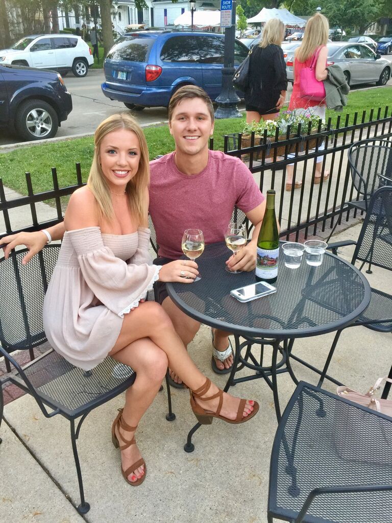 First date after both accepting our first "Big Kid" jobs in Chicago after College. 