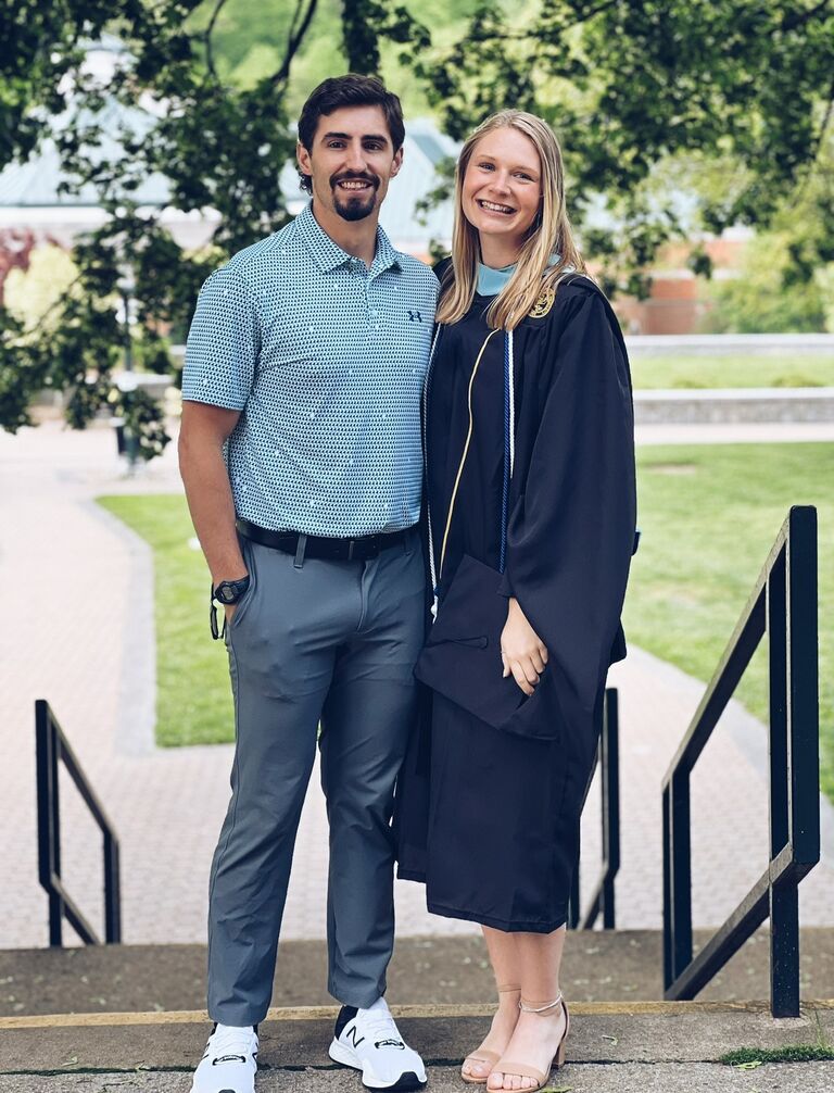 Morgan officially graduated from graduate school at Appalachian State University with her master's! 