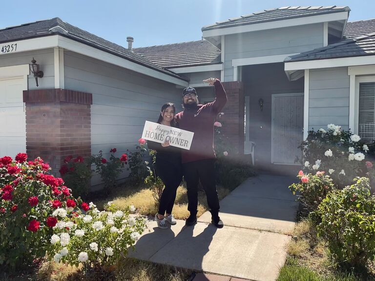 We got keys to our very 1st home! The biggest accomplishment we've ever done together.