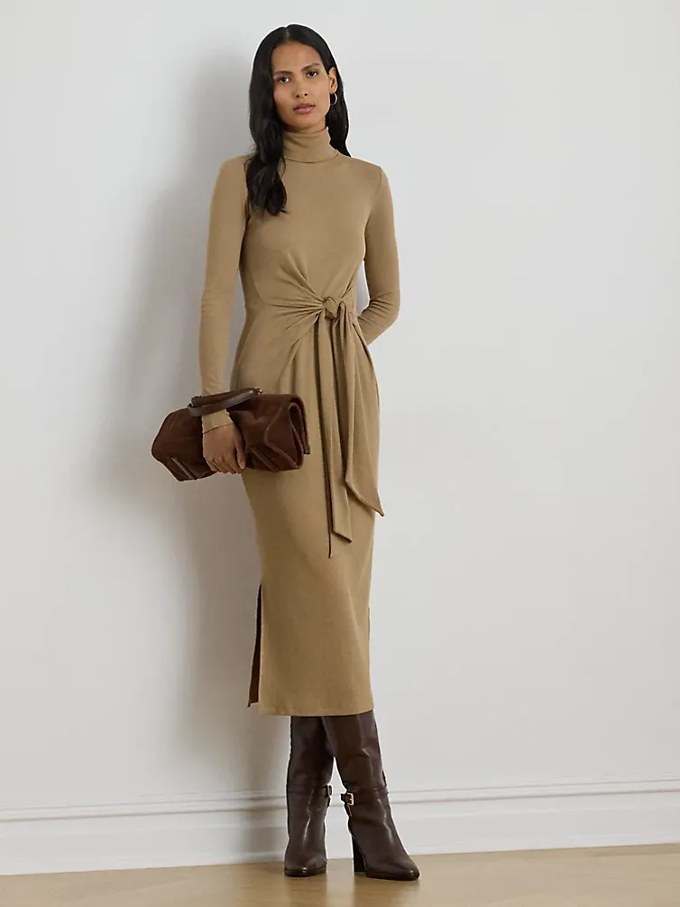 RAlph Lauren fall knit bridal shower dress