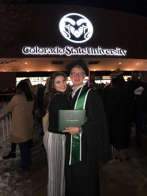 I graduated from CSU with his bachelor's degree, marking the start of my career in healthcare. 