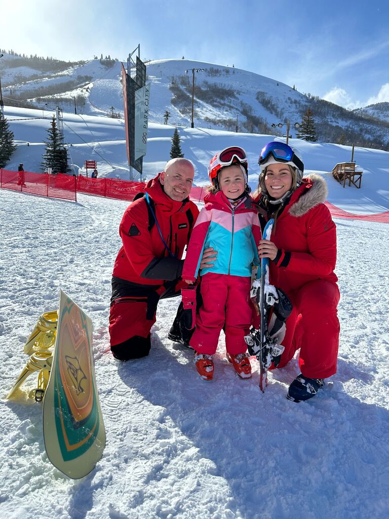 Liv hits the slopes in Park City, UT
