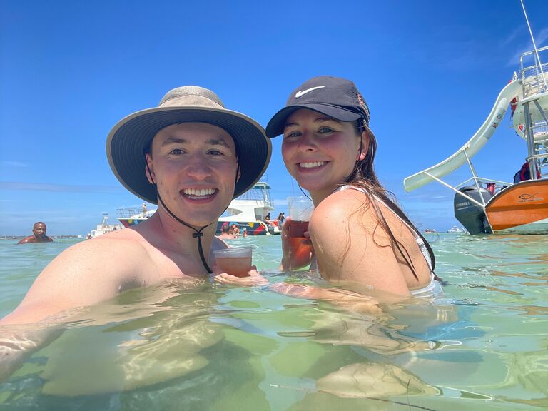 Soaking up some sun in the Dominican Republic