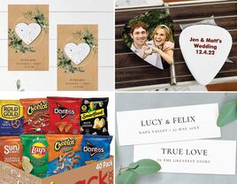 Four affordable wedding favors