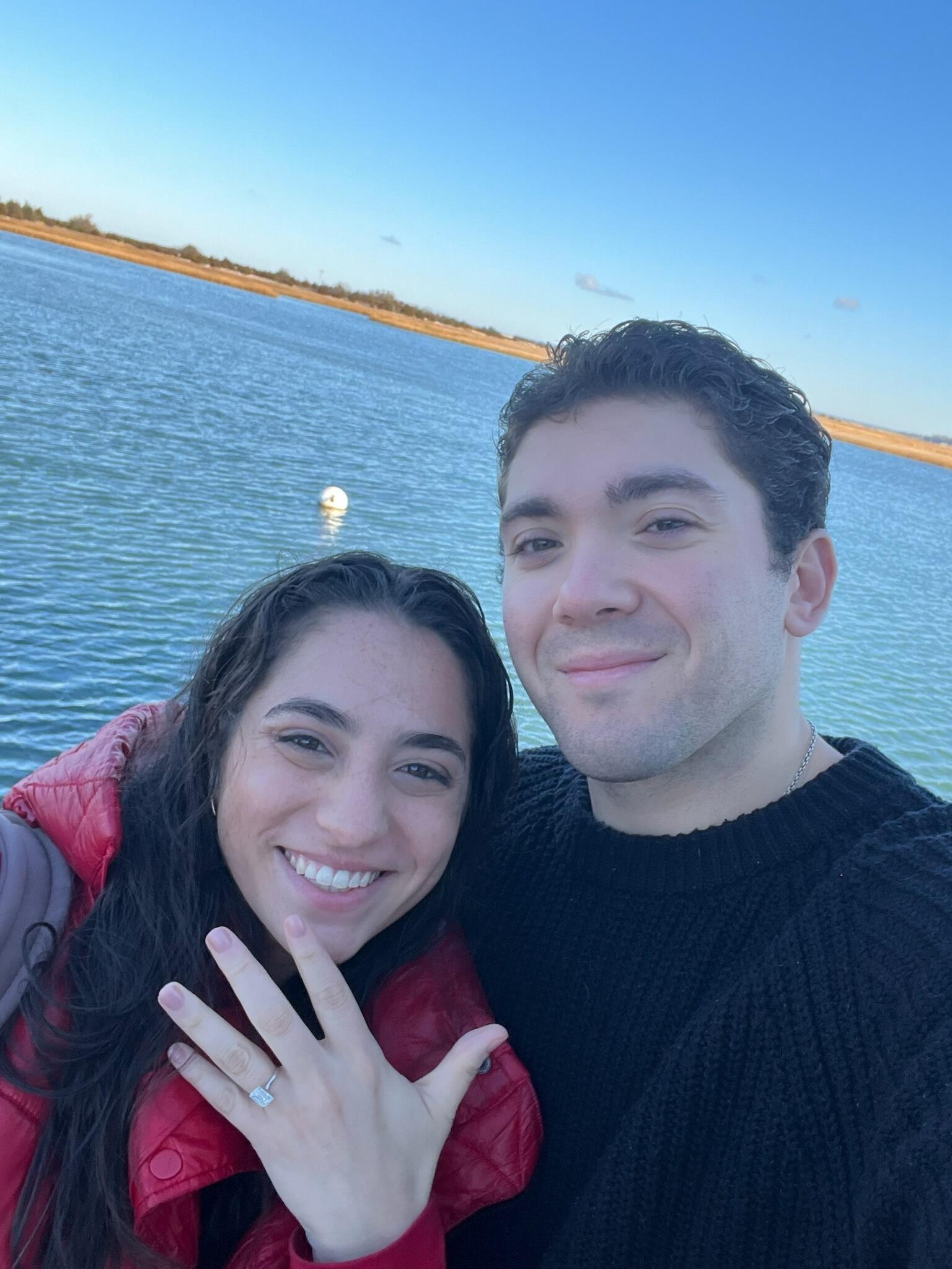 Engaged at our favorite place on Earth!