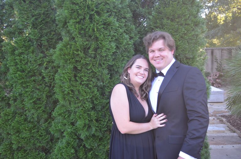 Second date at Delta Gamma's fall formal.