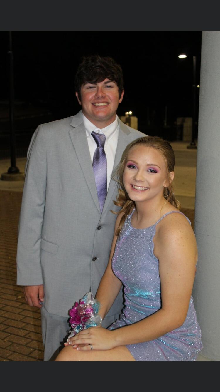 Our first homecoming together, which we had in a barn that year. 