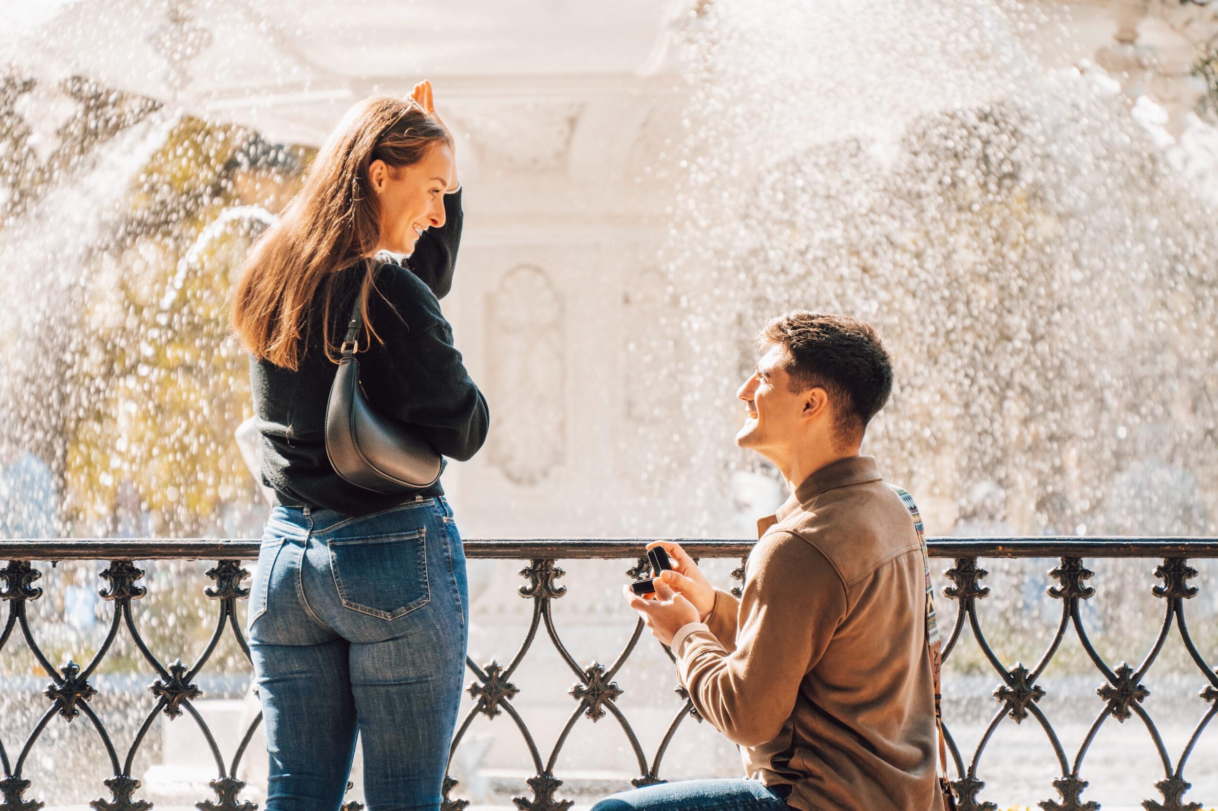 Anthony proposing to Zoe!
