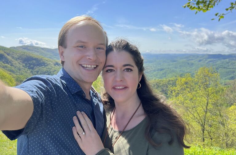The day we got engaged!