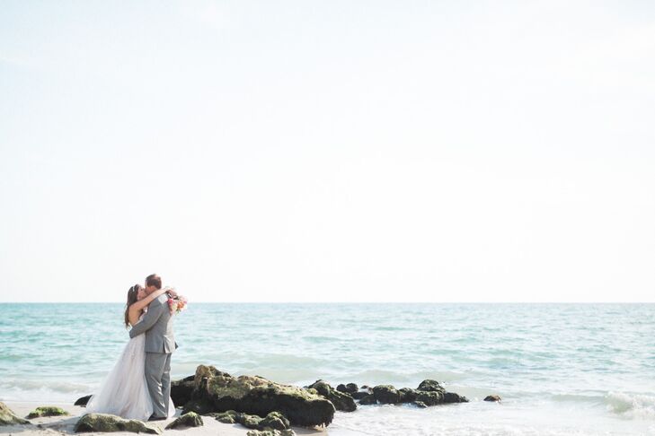 A Chic Beach Wedding At Private Residence In Naples Florida