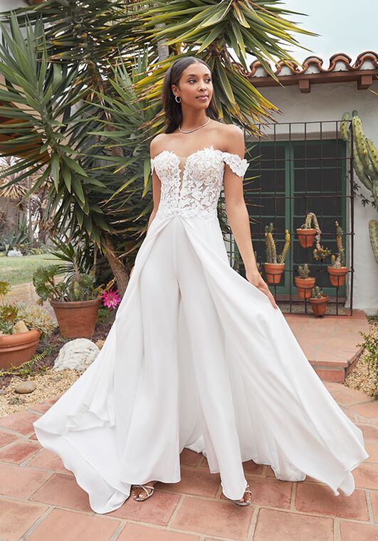 prom dress pants with train Detachable Skirt Detachable Train White Bridal Pantsuit With Train Bridal  Jumpsuit Detachable Train Pantsuit With Train