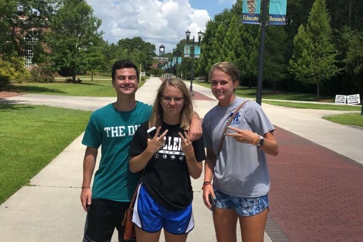 First trip to UNCW ft Maid of Honor, Zoe