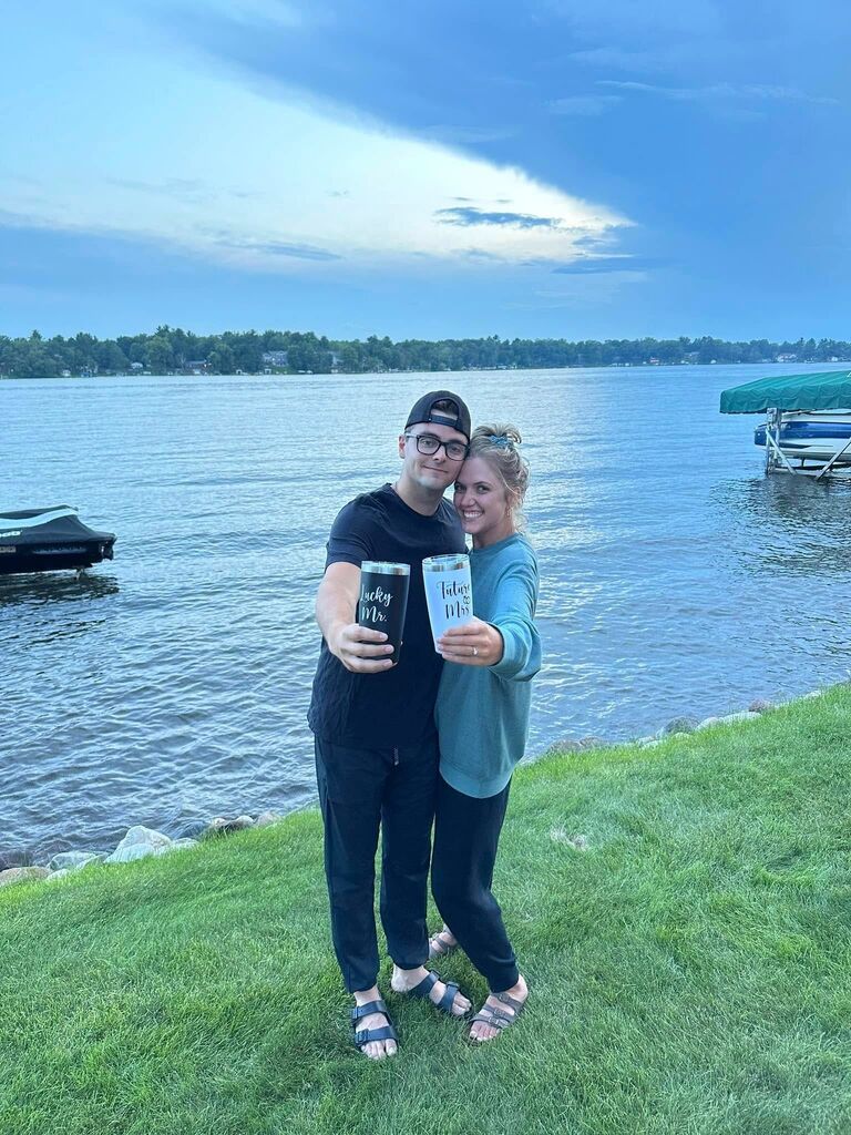 We were surrounded by both of our families and two of our best friends for our engagement day. It was perfect!