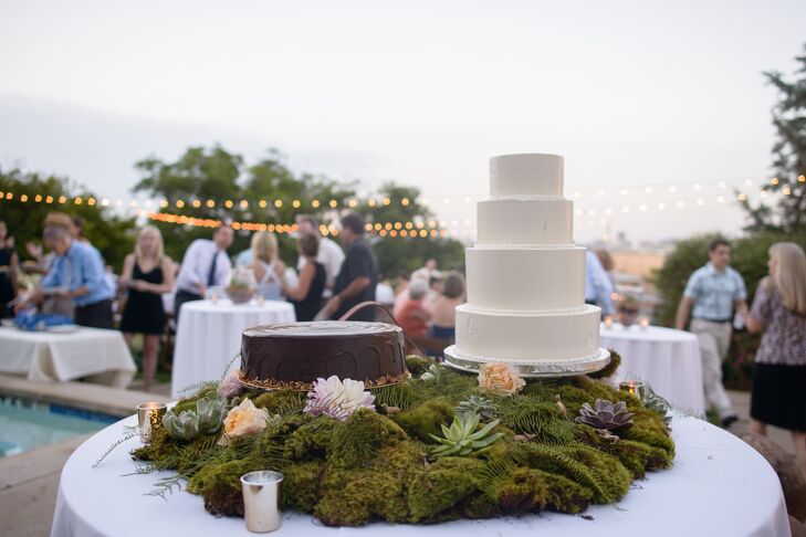 Natural Vintage Cake Table Decorations