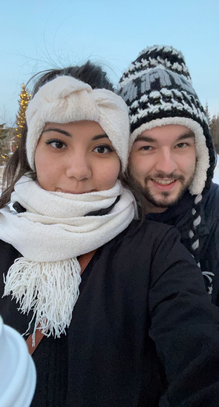 Our first stay-cation together! Went to Dillon, CO to see the Ice Castles. 