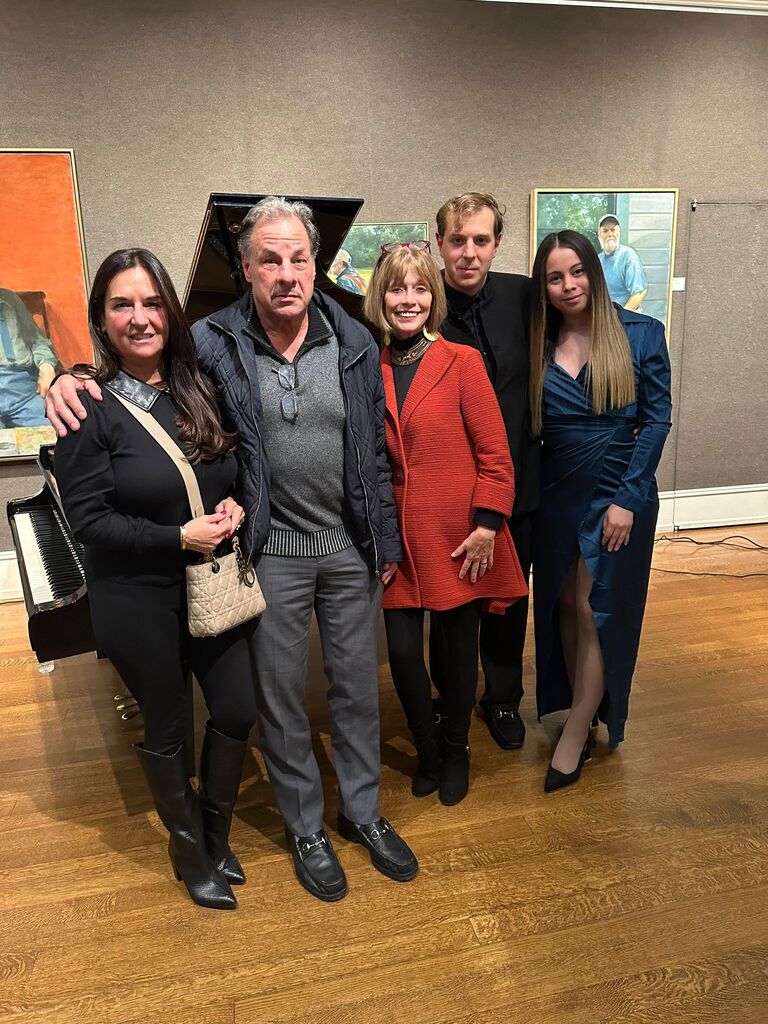 Jonathan's first New York public piano recital with many loved ones