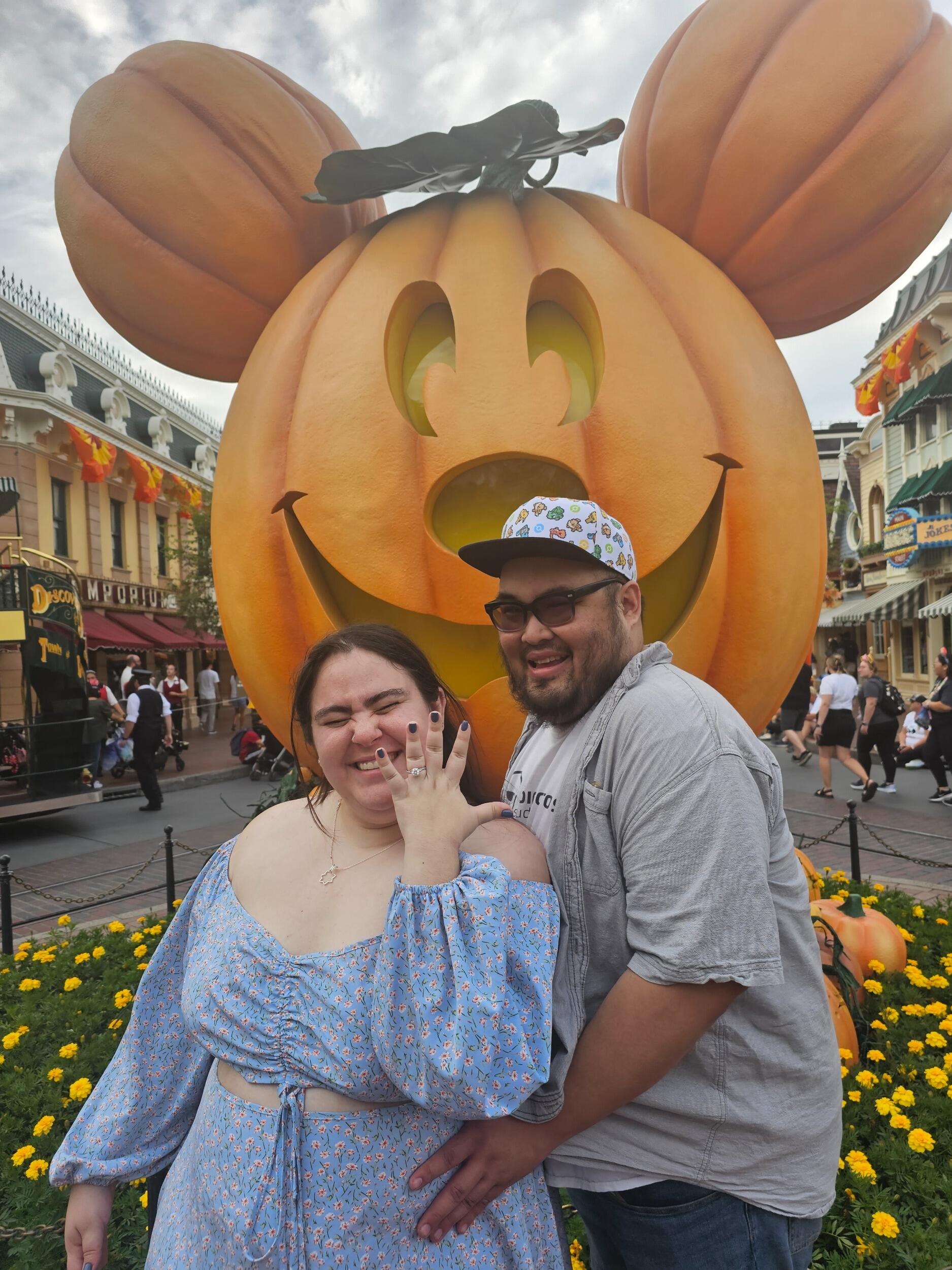 Had to celebrate at Disneyland, obviously