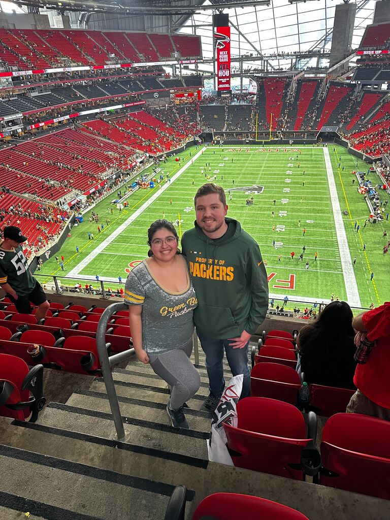 Packs vs Falcons, Atlanta Georgia