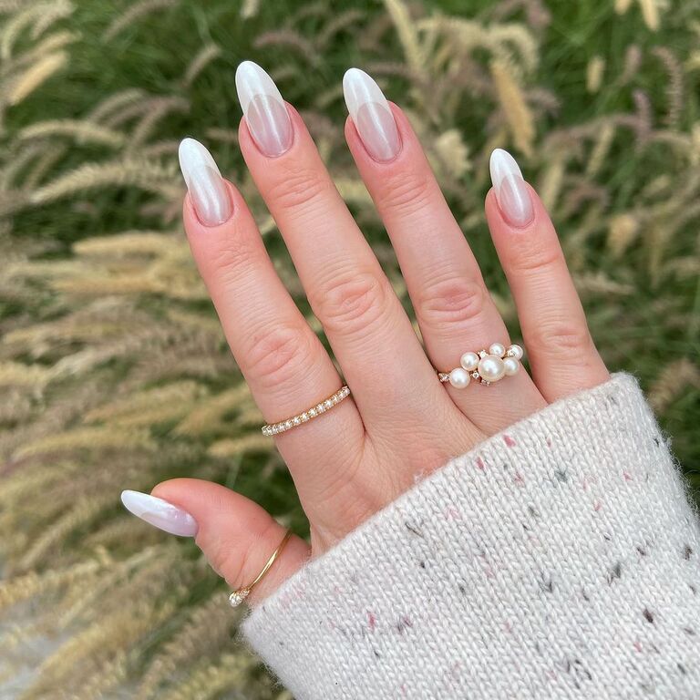 31 French Tip Wedding Nail Ideas From Classic To Glam