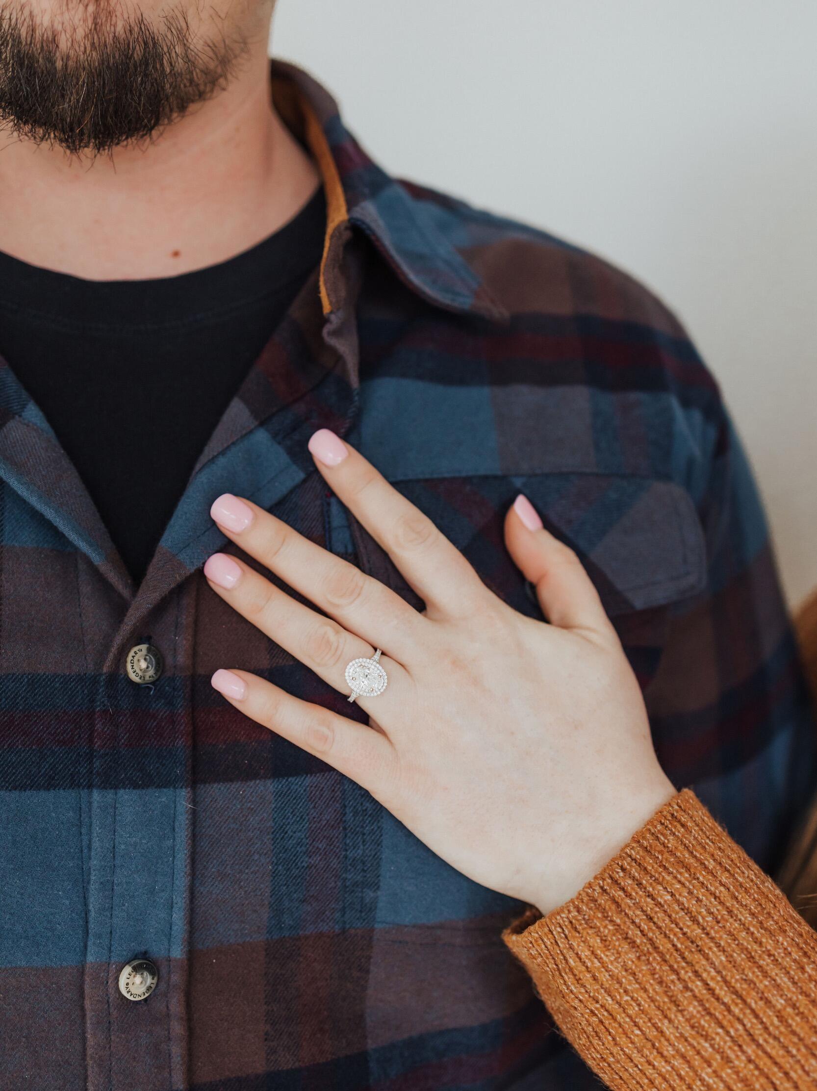 First session of engagement photos by Karson Hafele. Also confirmed the wedding date not long after. 5/13/2023 will be here so soon!!!