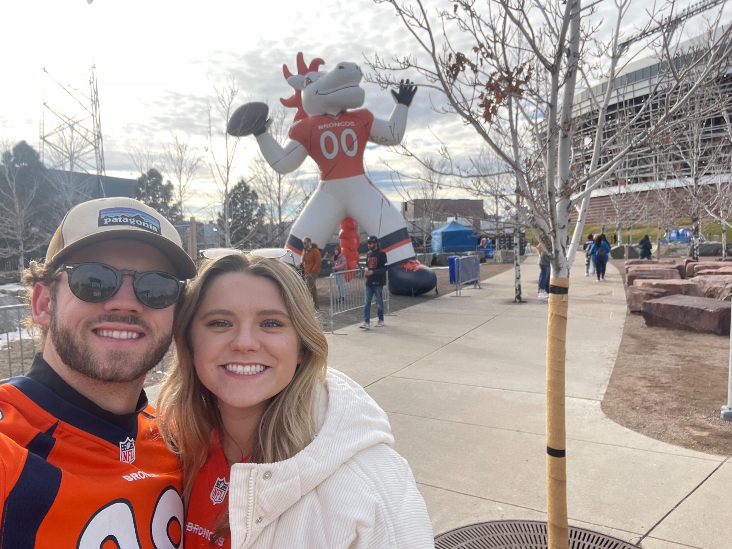 They spent New Years Eve cheering on the hometown Broncos!