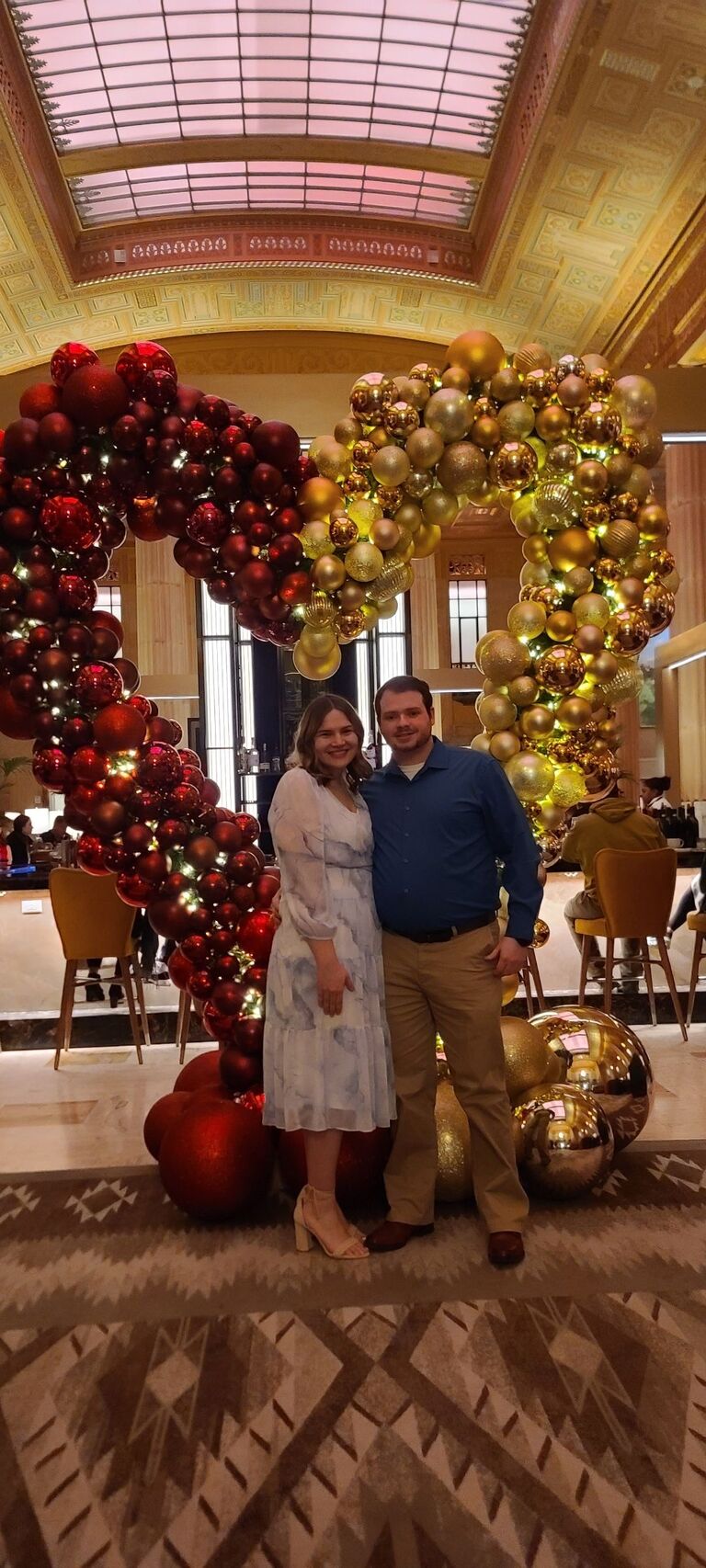 Zac and Alyson celebrated their one year anniversary at Teller's in downtown OKC. 