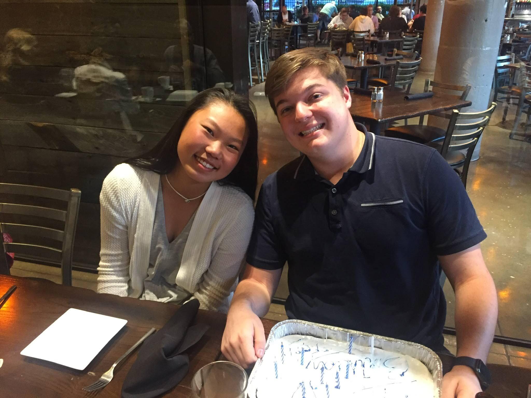 Anthony's 17th Birthday.  They have been a couple since April 11, 2019.