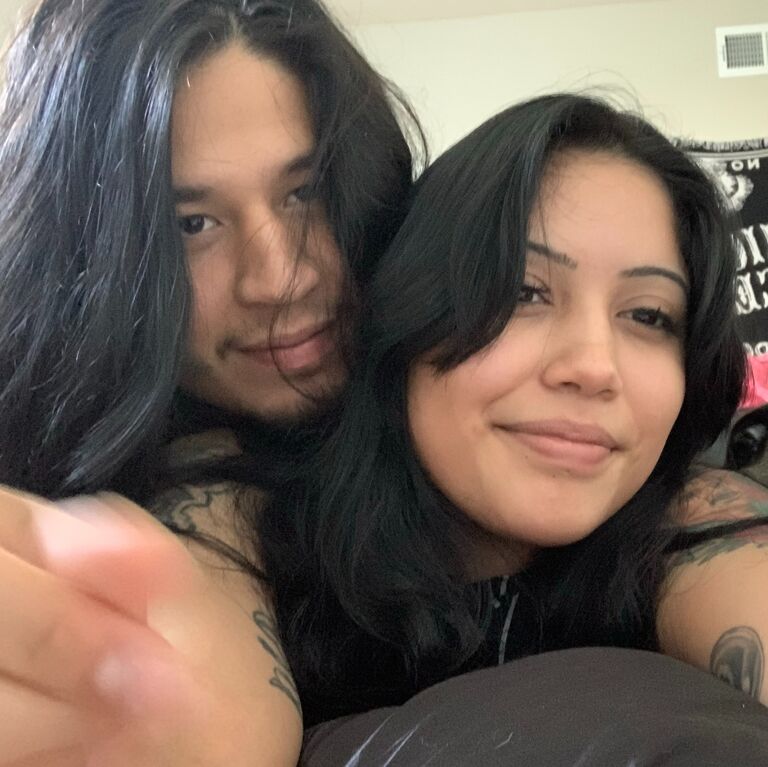 Jazmine found out she's pregnant! We were excited!