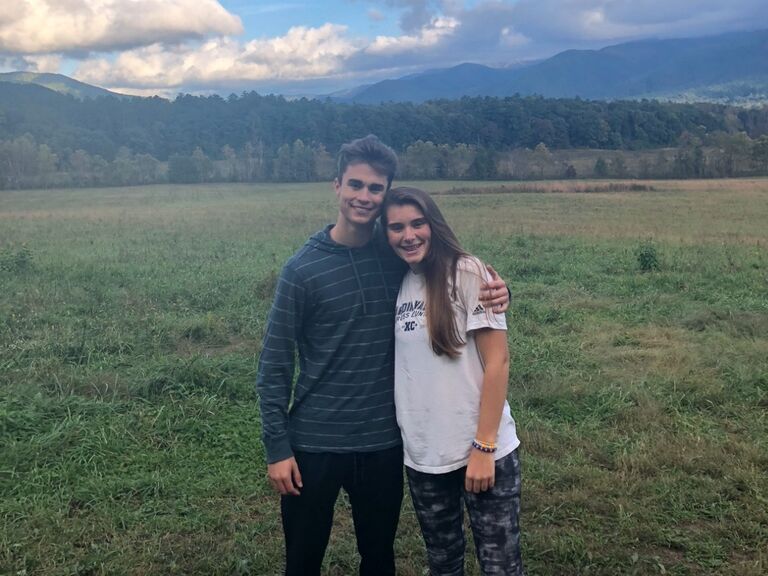 First photo together! Tristan asked me to be his girlfriend 8 days later.