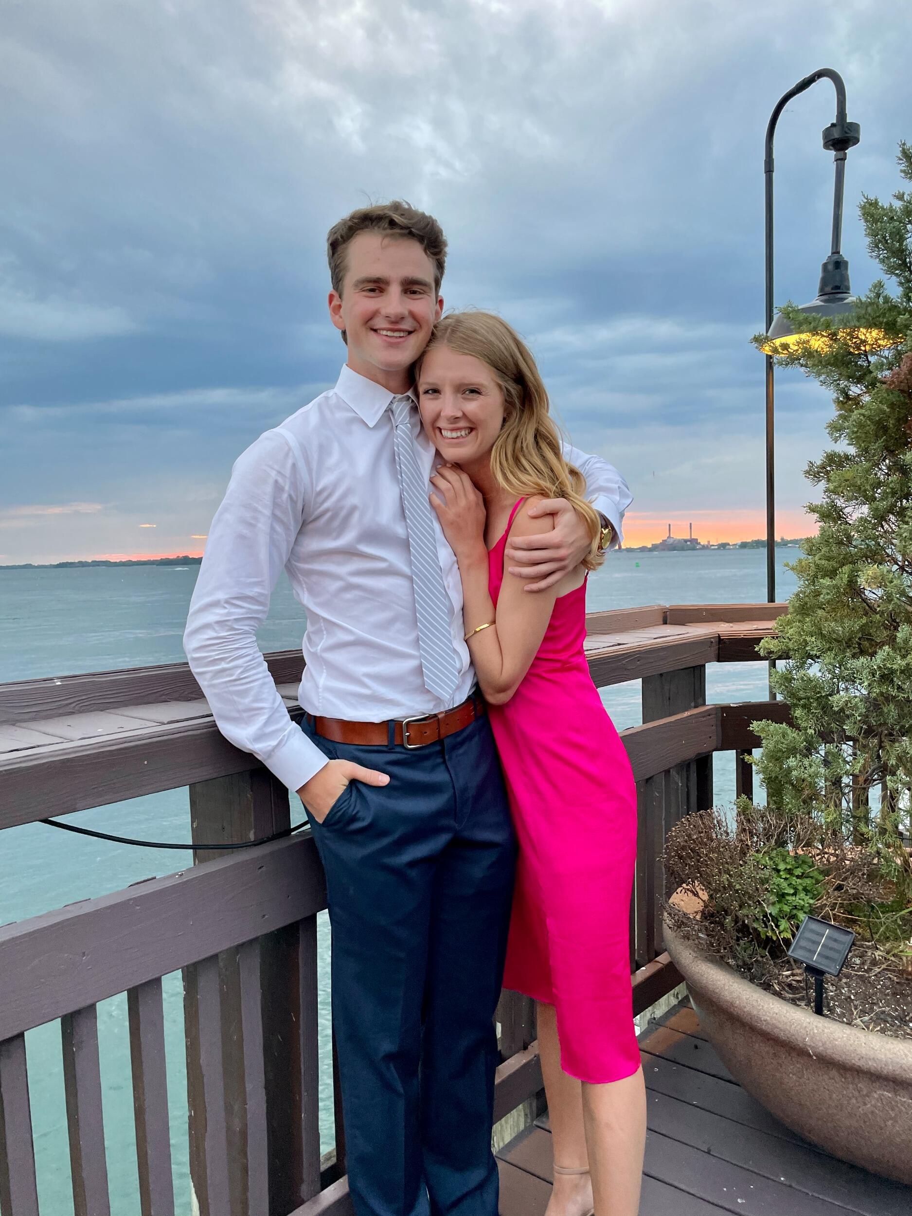 Attending one of many medical and dental school formal events together.