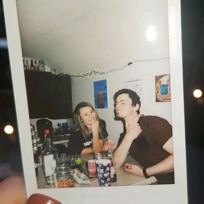 First Date - we had originally met in Calc I in Fall of 2017, but Cam didn't get the hint til the next fall to finally ask Taylor out on a date. He asked for a "study date" over coffee at ECDC. Cam showed up with a mini rubber duck for her, talked too much from the caffeine, and now here we are 7 years later.
Ft our first photo together.