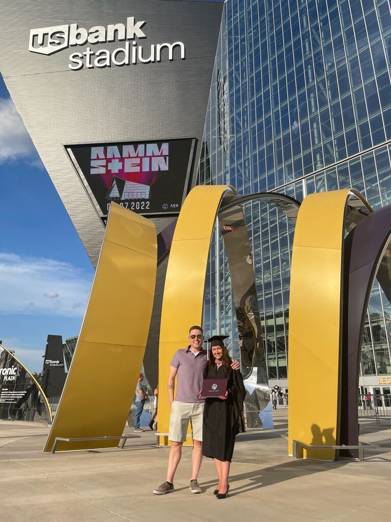 In 2021 we celebrated Sara's MBA graduation.