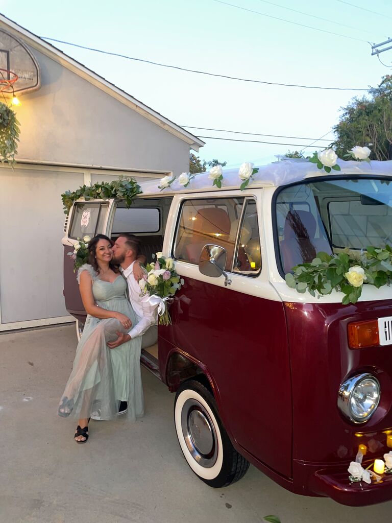 "You got married?!?!"

No, she was just a bridesmaid....