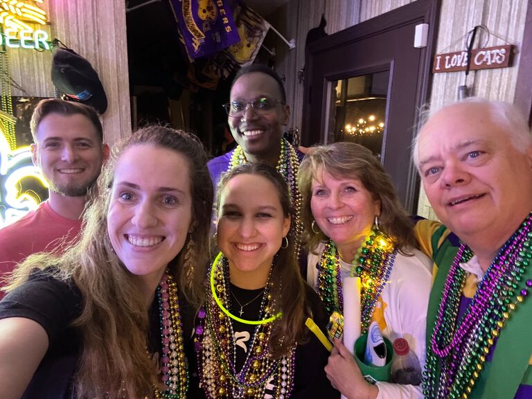 When we celebrated our 1st Mardi Gras together