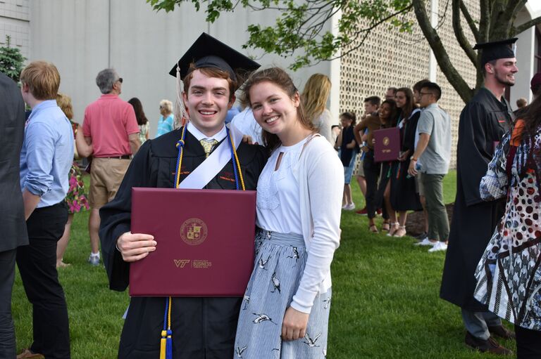 The years together at school flew by, and soon, Sean was graduating. 