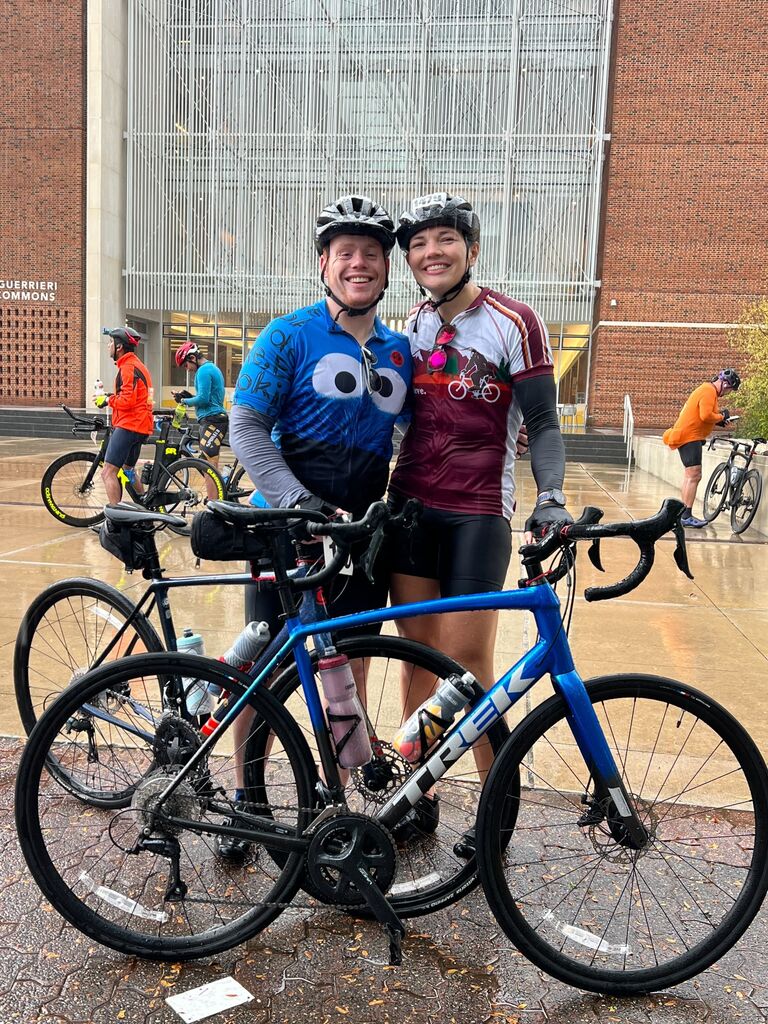 Still dating after riding 100 miles in the rain and 40deg