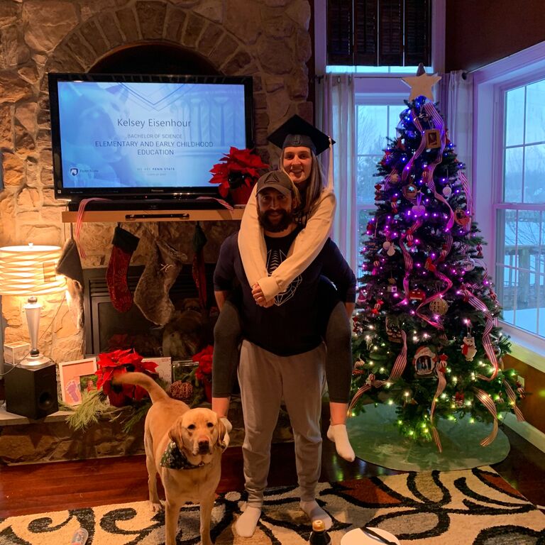 then we graduated!