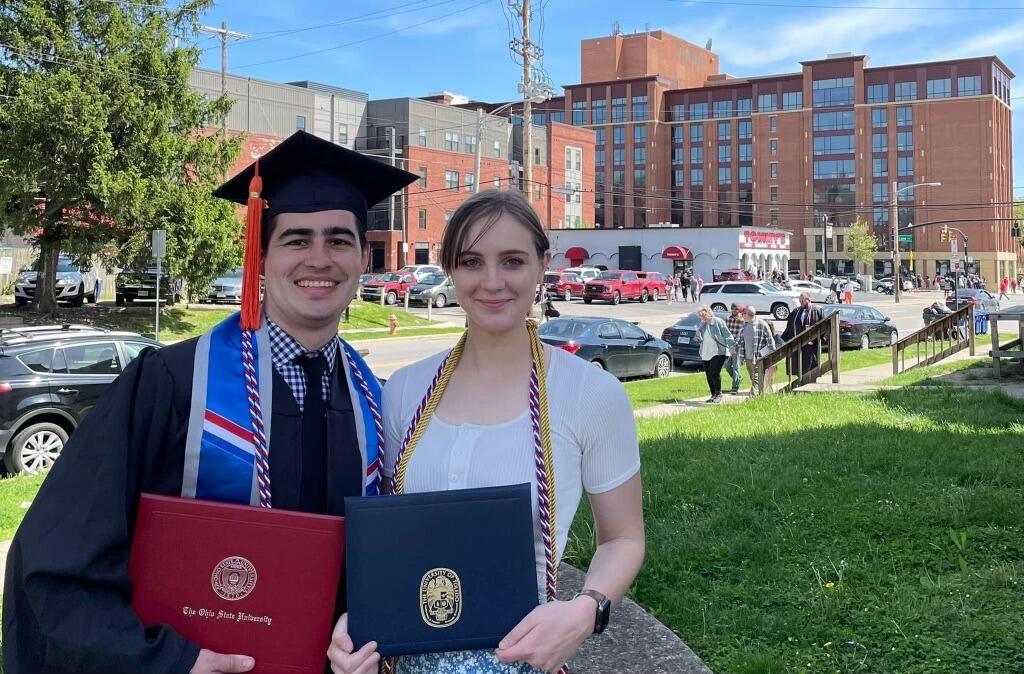Andrew has graduated with a Bachelor of Agriculture Engineering from The Ohio State University and Elizabeth graduated with a Bachelor of Science in Pharmaceutical Sciences 