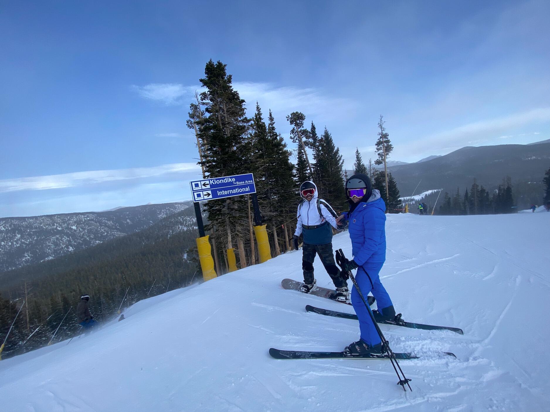 Hitting the slopes at Copper Mountian