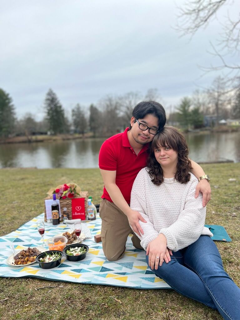 The day we got engaged!