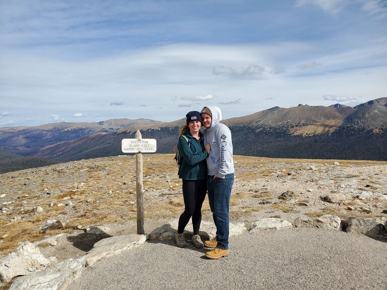 Carolyn and Tim explore Rocky Mountain National Park in Colorado. 