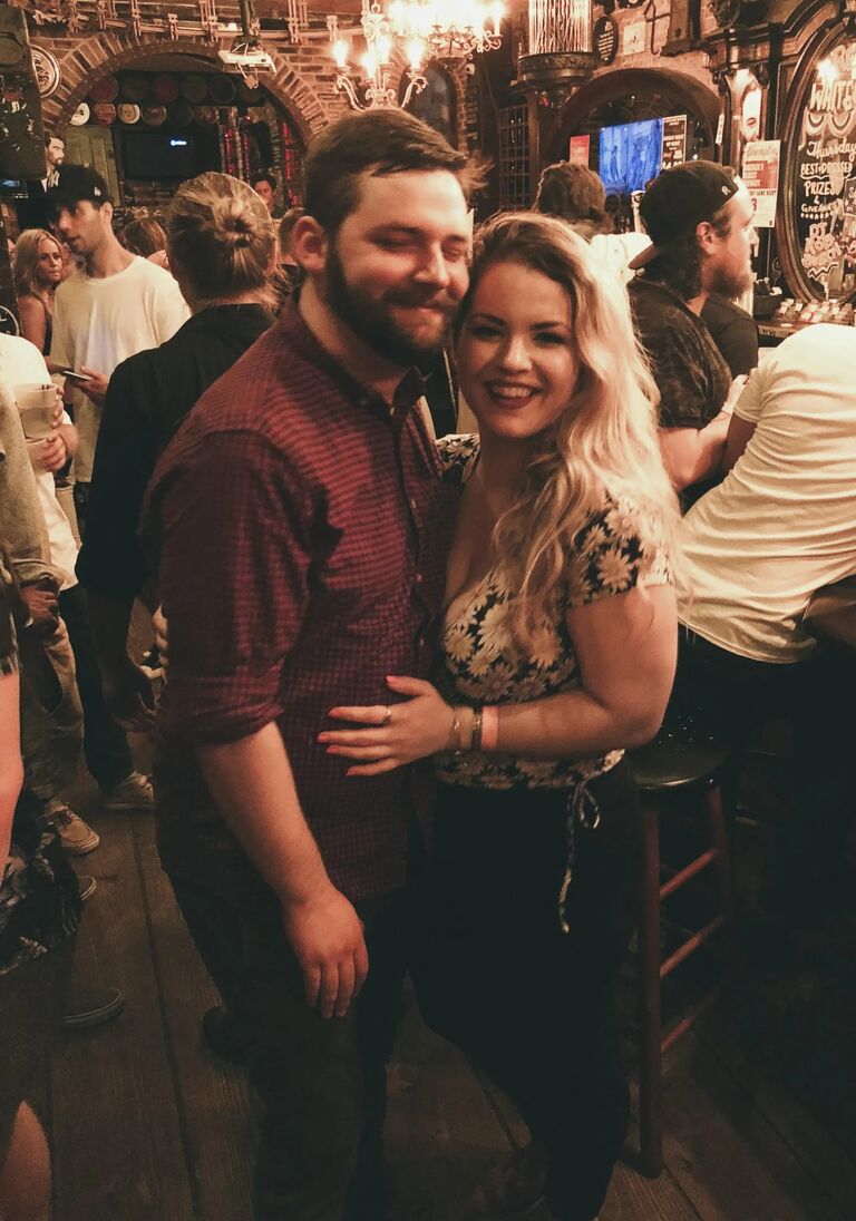 Took our first non-selfie photo together at Johnny Mac's in Asbury Park. Shoutout to Katie Gonzalez (see Co-Stars tab) for this one!