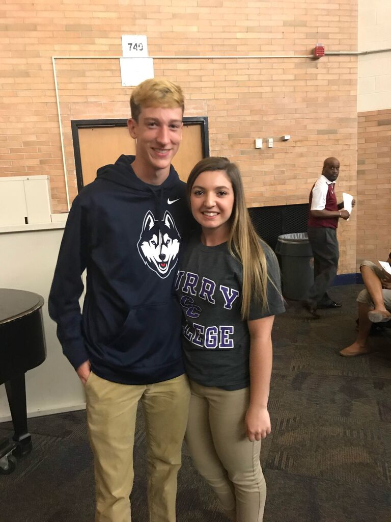 College day! Colin was off to UConn and Amber off to Curry College