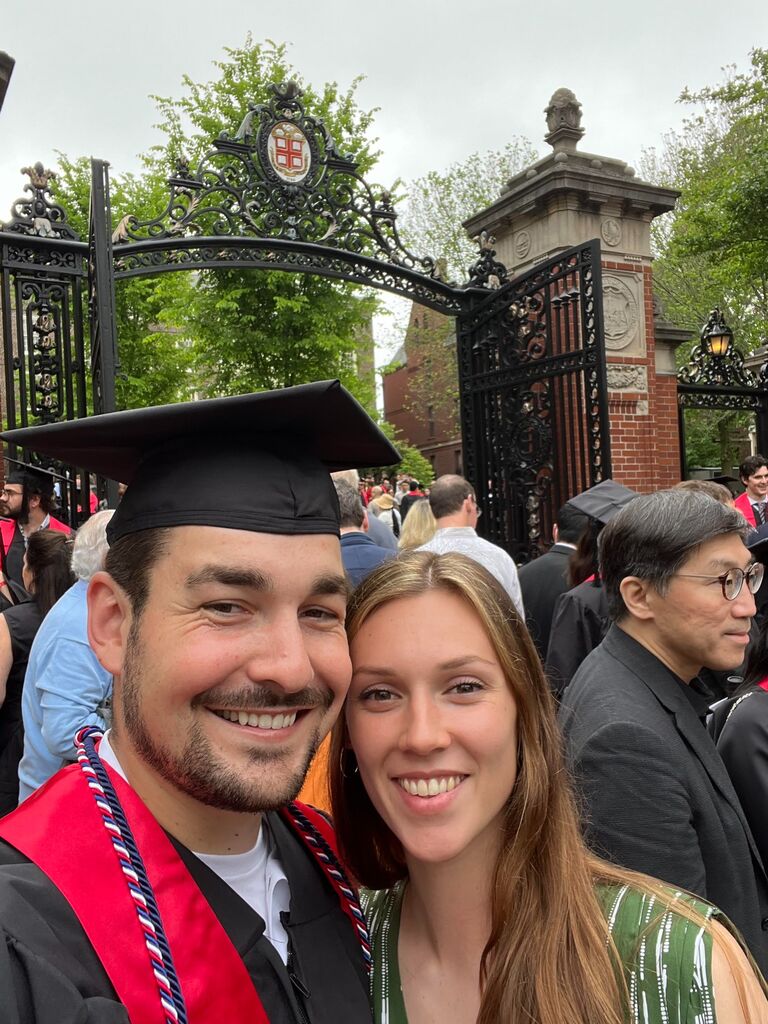 Joel finally got to celebrate graduating from Brown in person. Go Bruno!