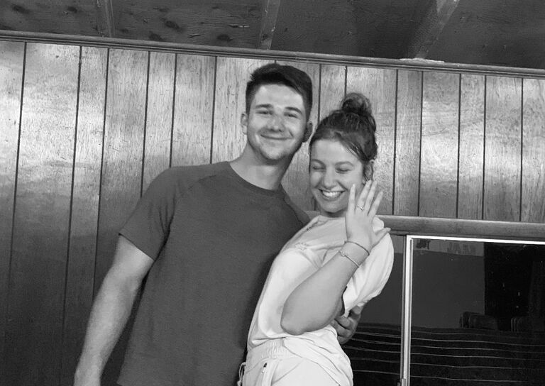 Cian and Addy got engaged on September 2, 2023! Cian decorated the whole chapel with fairy lights, candles, and flowers, in the morning! Then that night he surprised Addy with a date to "see the fireflies". He then asked her to be his wife, and once again, she said yes!
