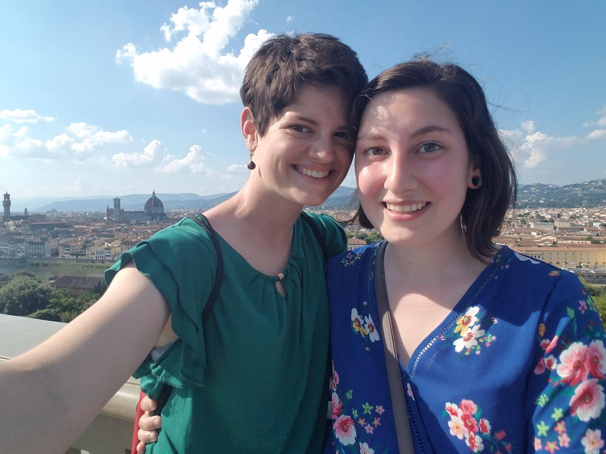 Hiking to the highest point in Florence