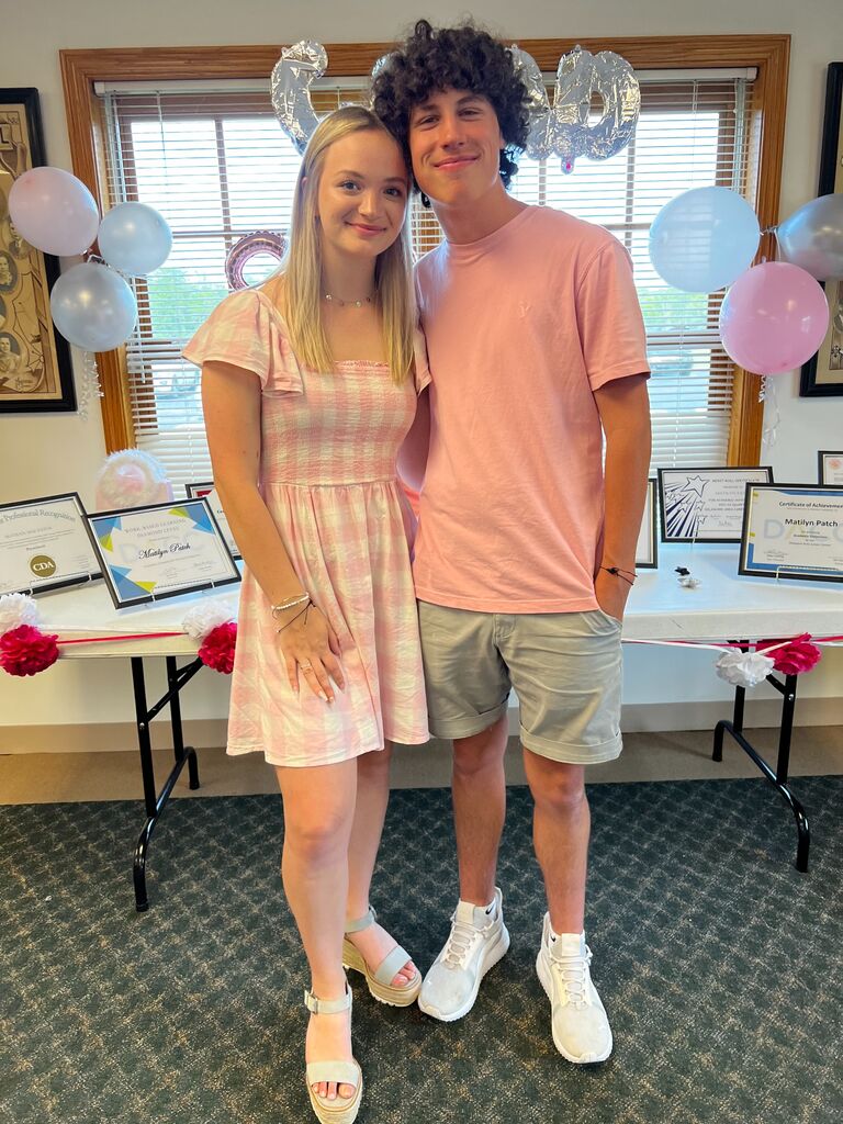 Mattie's graduation party.