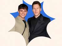 Tom Daley with his husband Dustin Lance Black